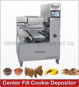 Center Fill Cookie Depositors